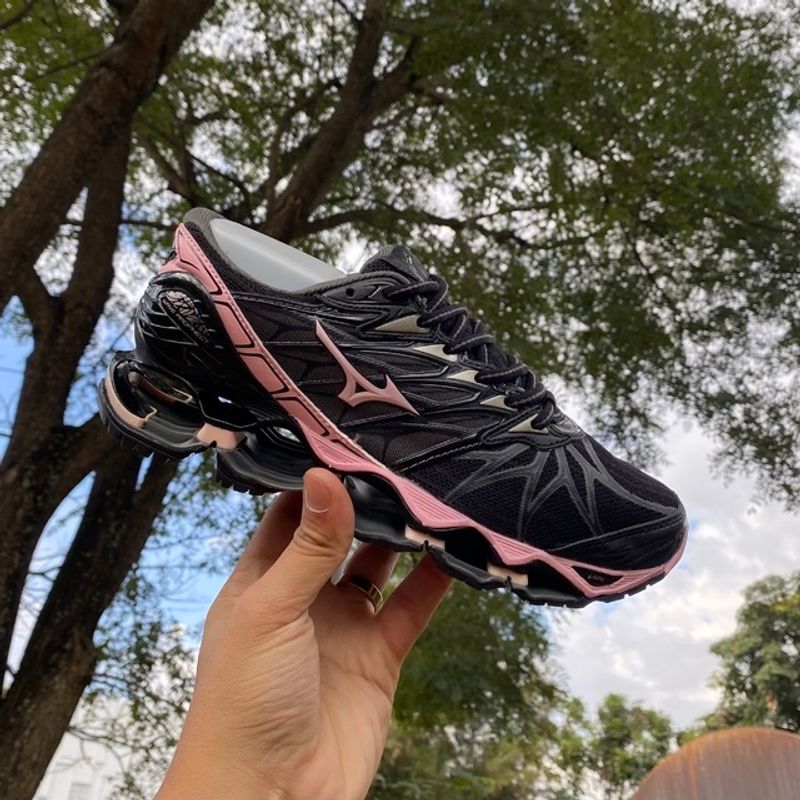 Mizuno prophecy 7 preto com deals rosa