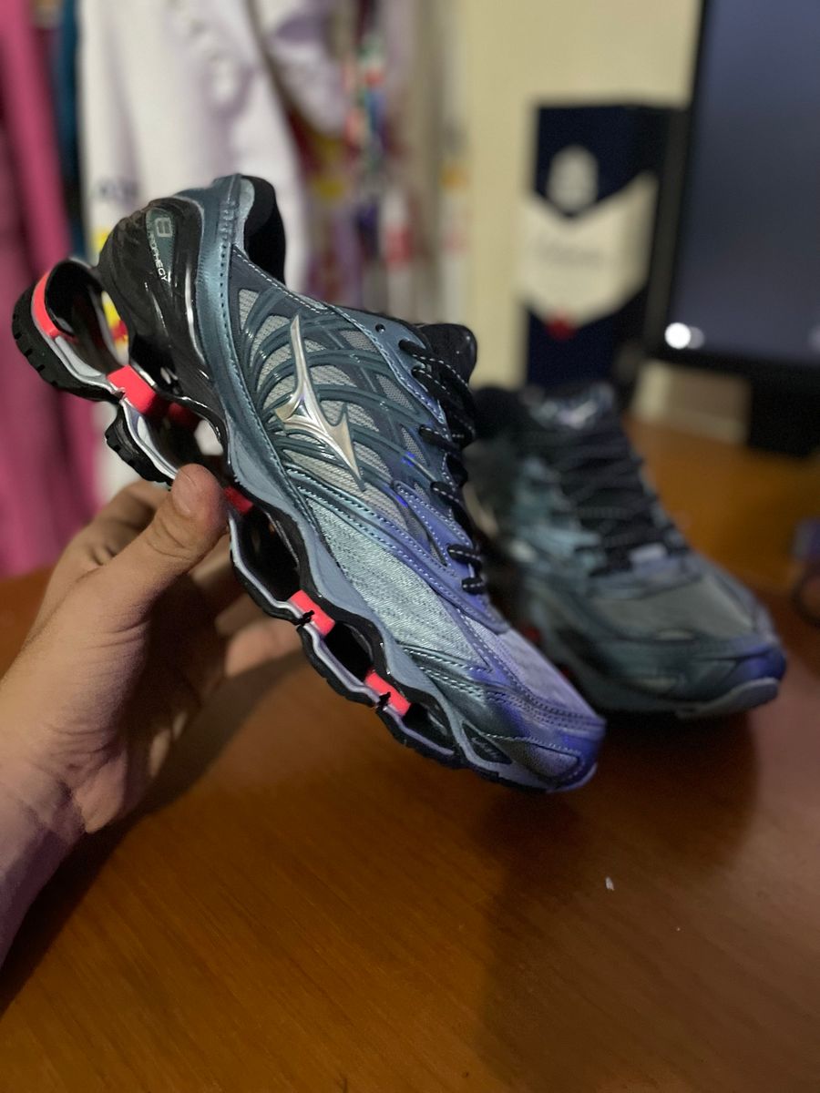 Mizuno Wave Prophecy Azul C/ Laranja Tênis Masculino Mizuno Nunca Usado  110940123 enjoei