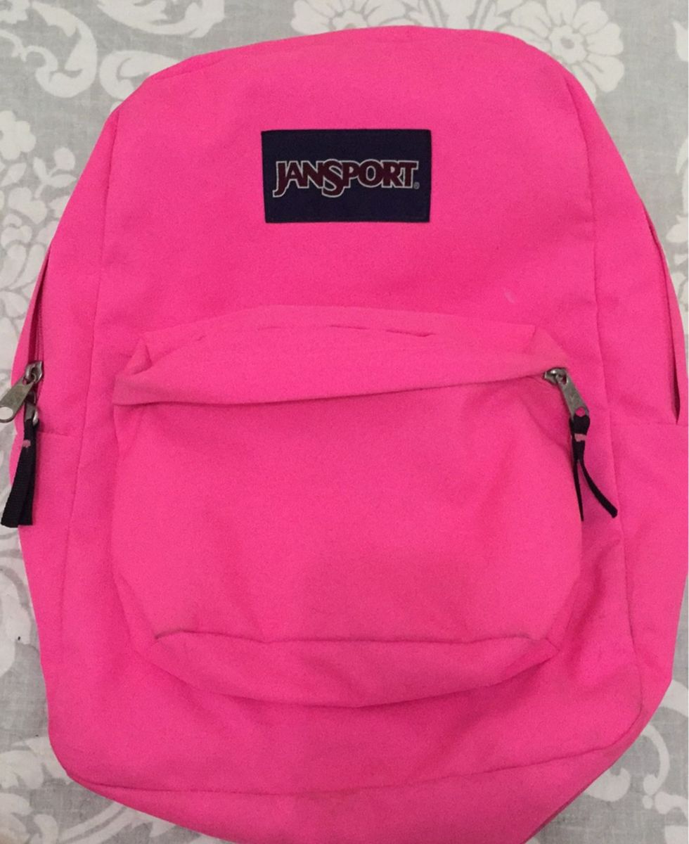mochila da nike rosa fluorescente