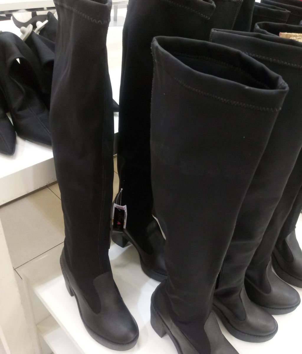 bota feminina cano alto beira rio