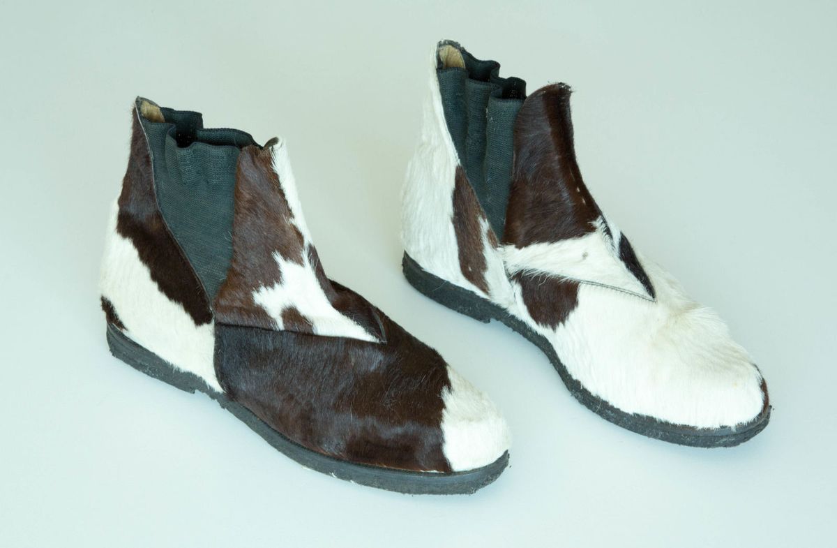 botas cara de vaca