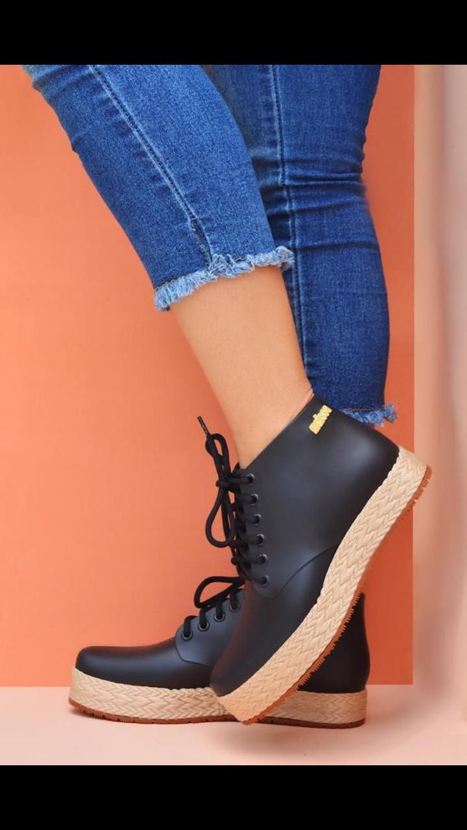 tenis botinha melissa