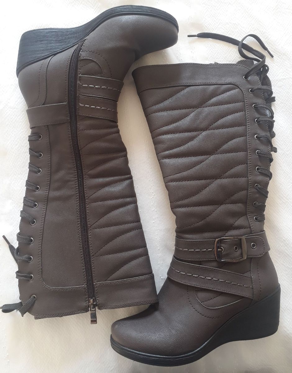 bota feminina piccadilly cano longo