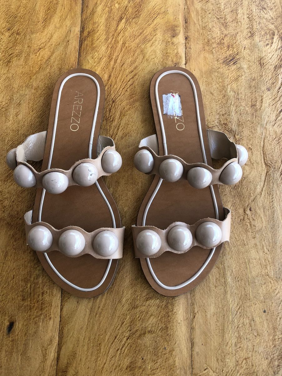 arezzo rasteira de bola