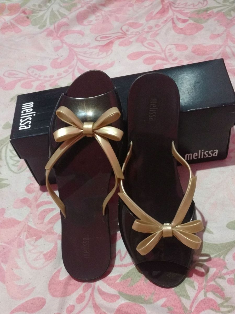 melissa 2018 rasteirinha de laço