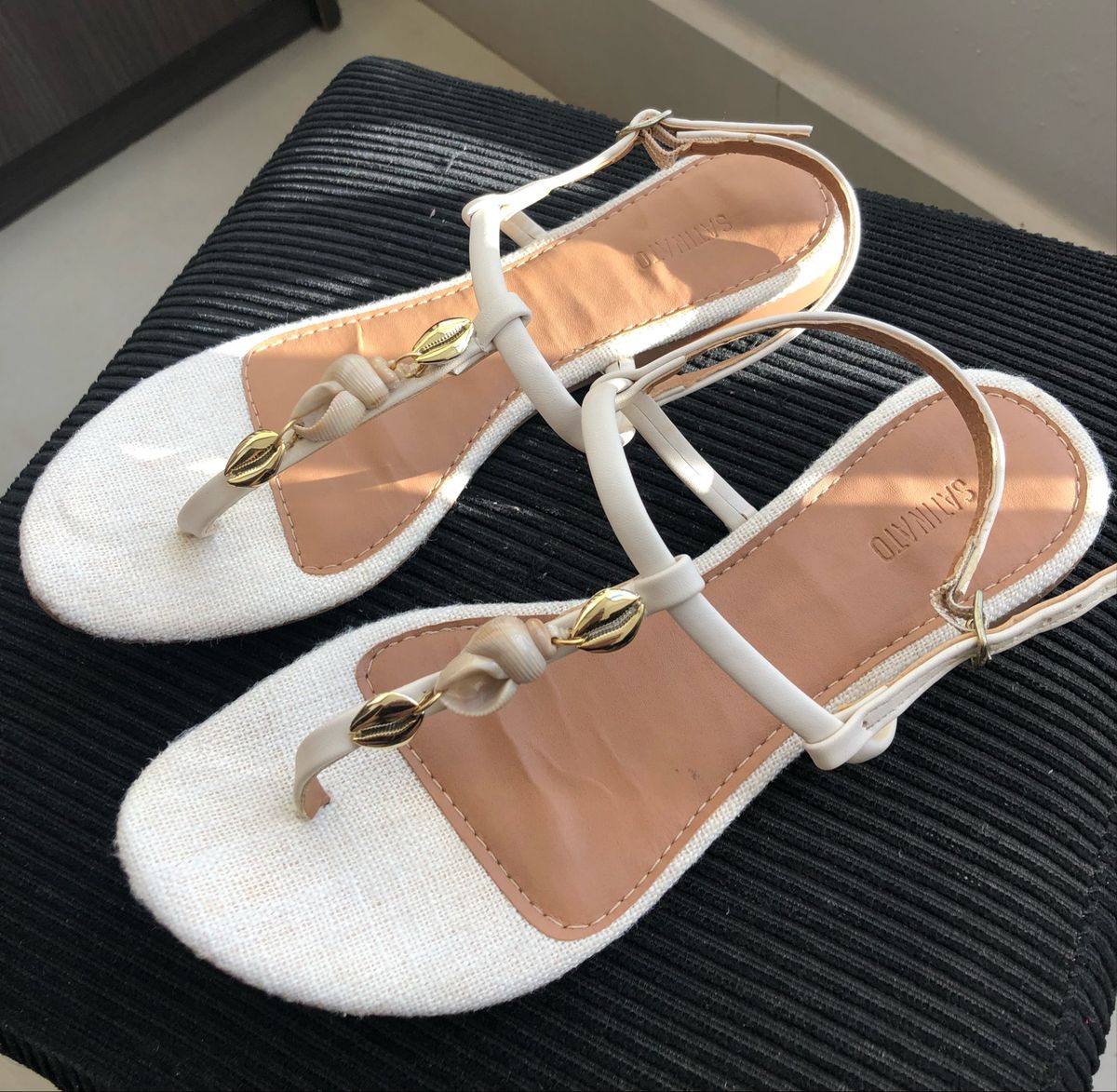 sandalia praia feminina