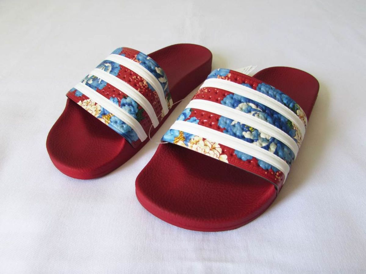chinelo adidas duramo vermelho