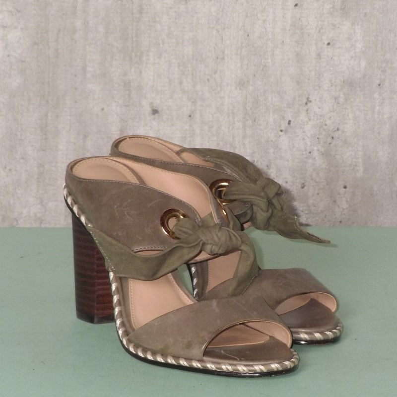 sandalia verde militar arezzo