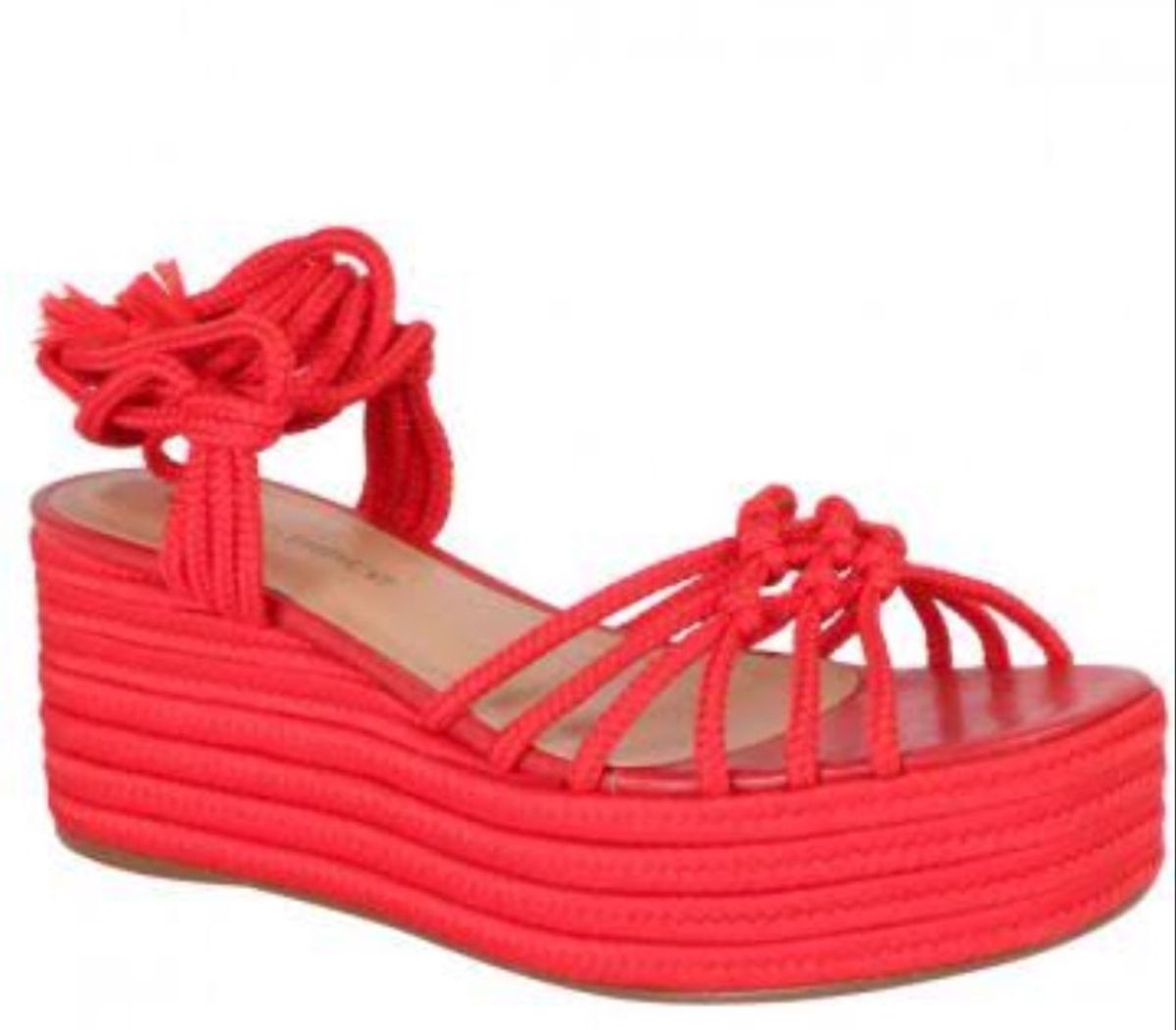 sandalia vermelha constance