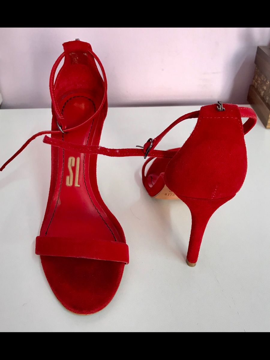 sandalia gisele vermelha