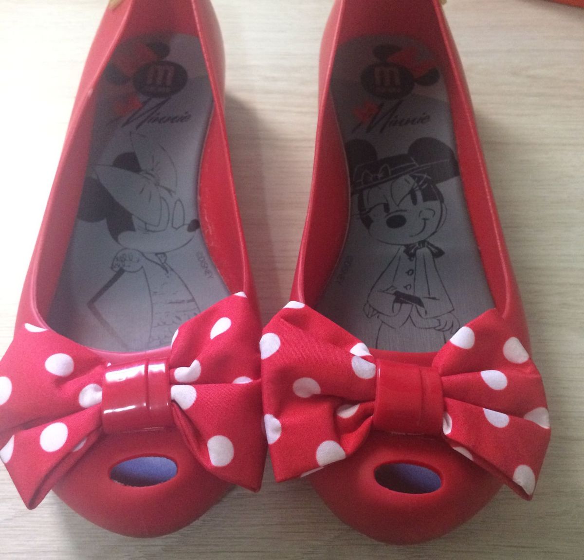 sapatilha da minnie melissa