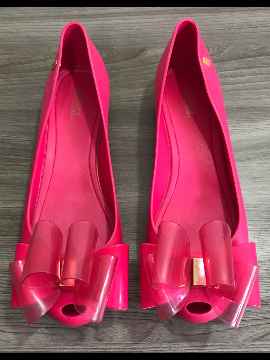 sapatilha melissa rosa