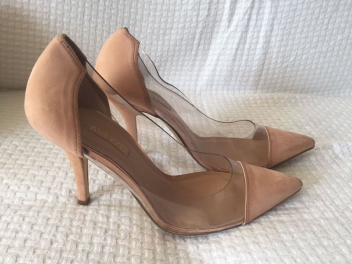 scarpin vinil arezzo