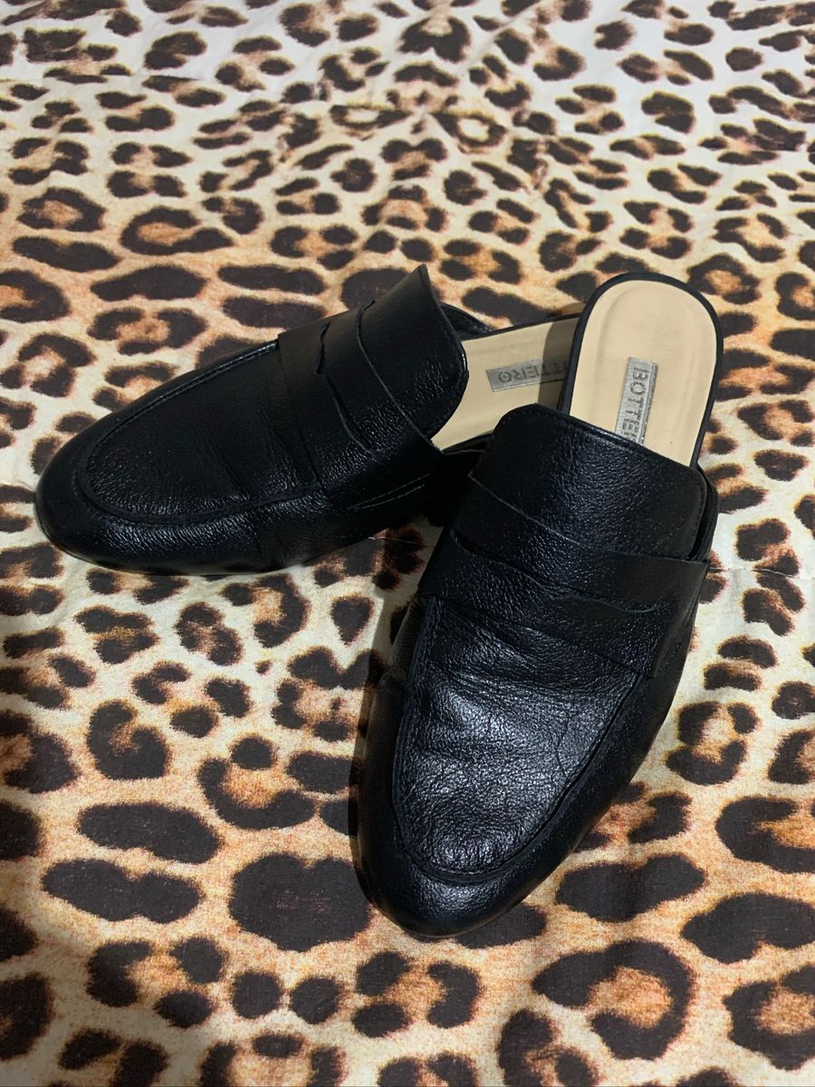 sapato feminino mule preto bottero