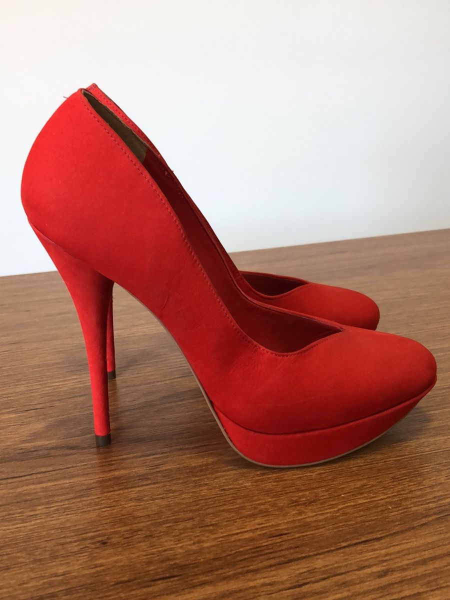 scarpin vermelho dumond