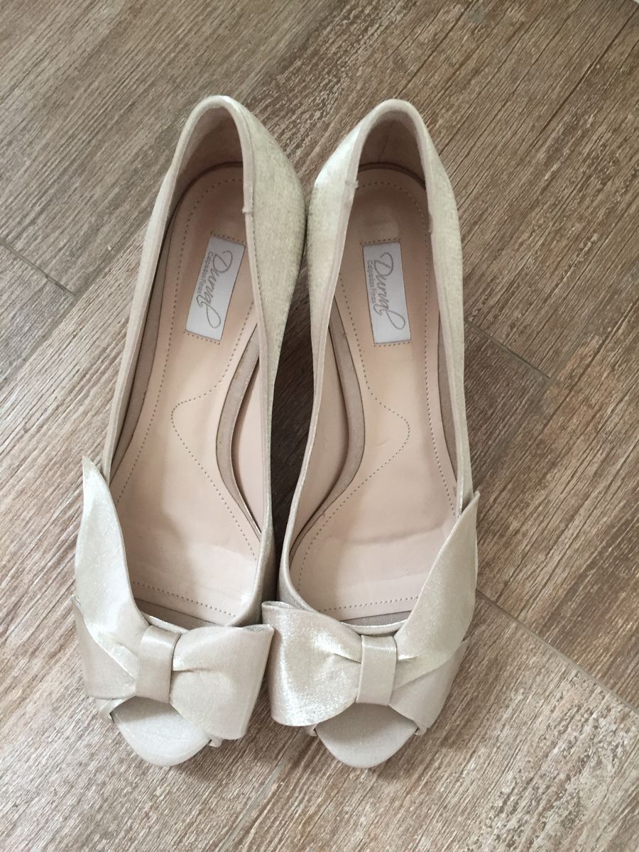 sapato de festa prata envelhecido