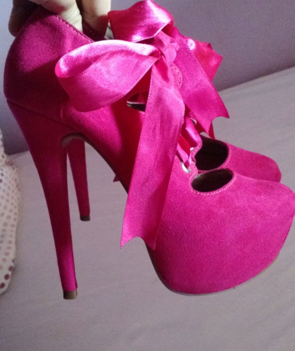 sapatos rosa pink