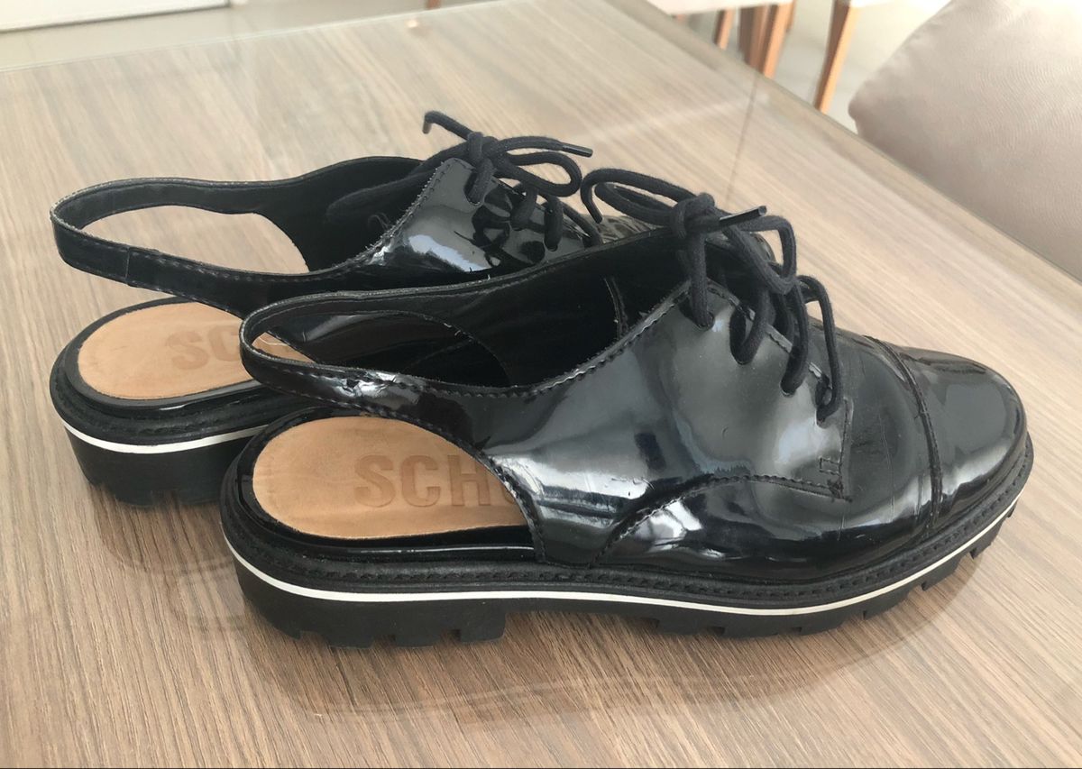 sapato feminino aberto atras