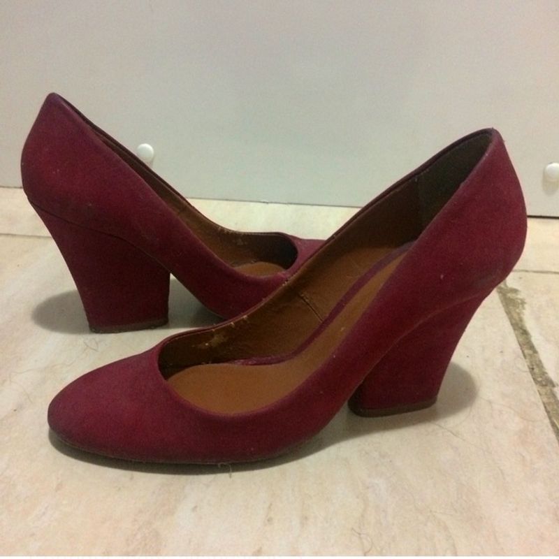 sapato feminino vinho bordo