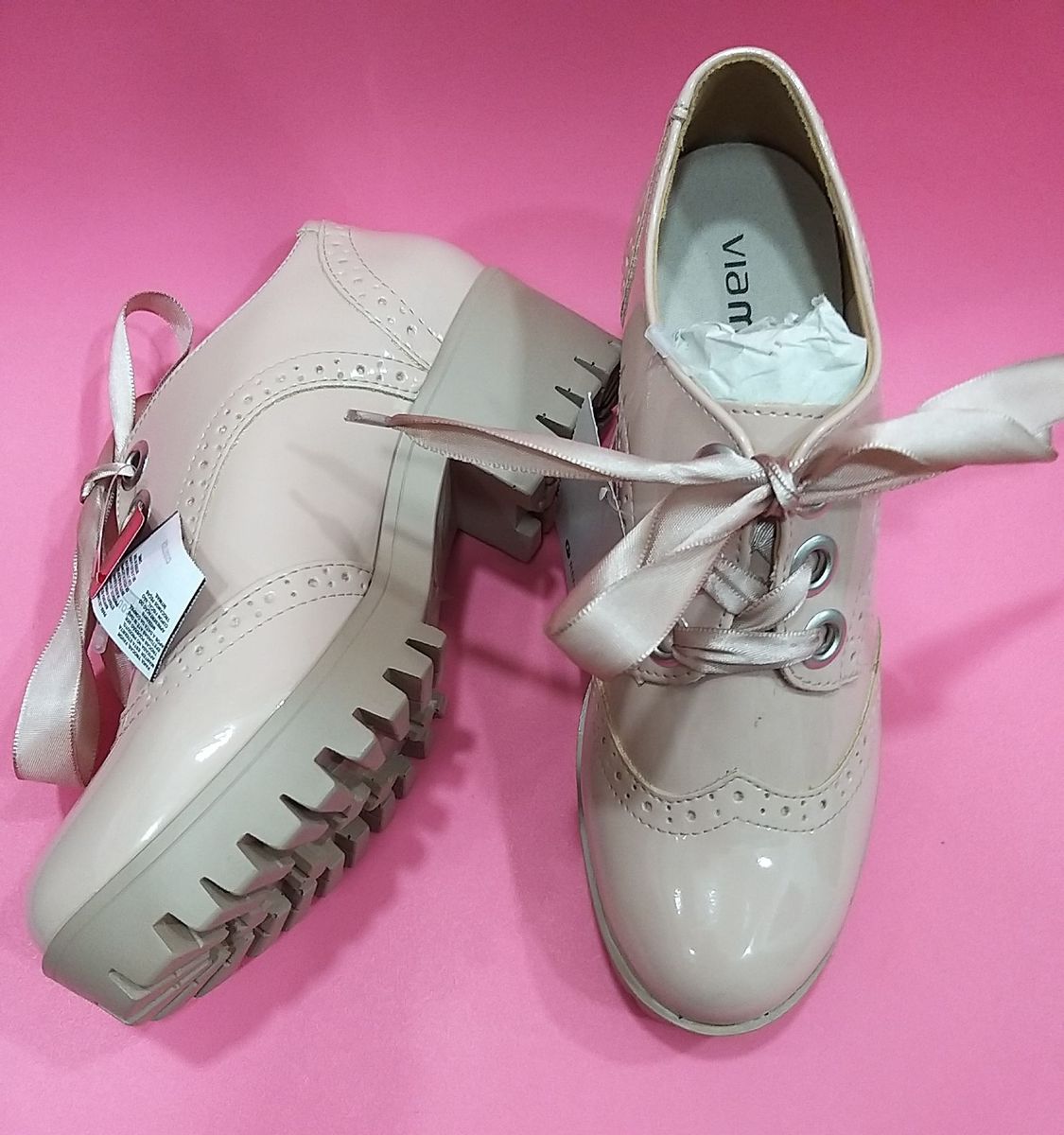 sapato oxford tratorado via marte