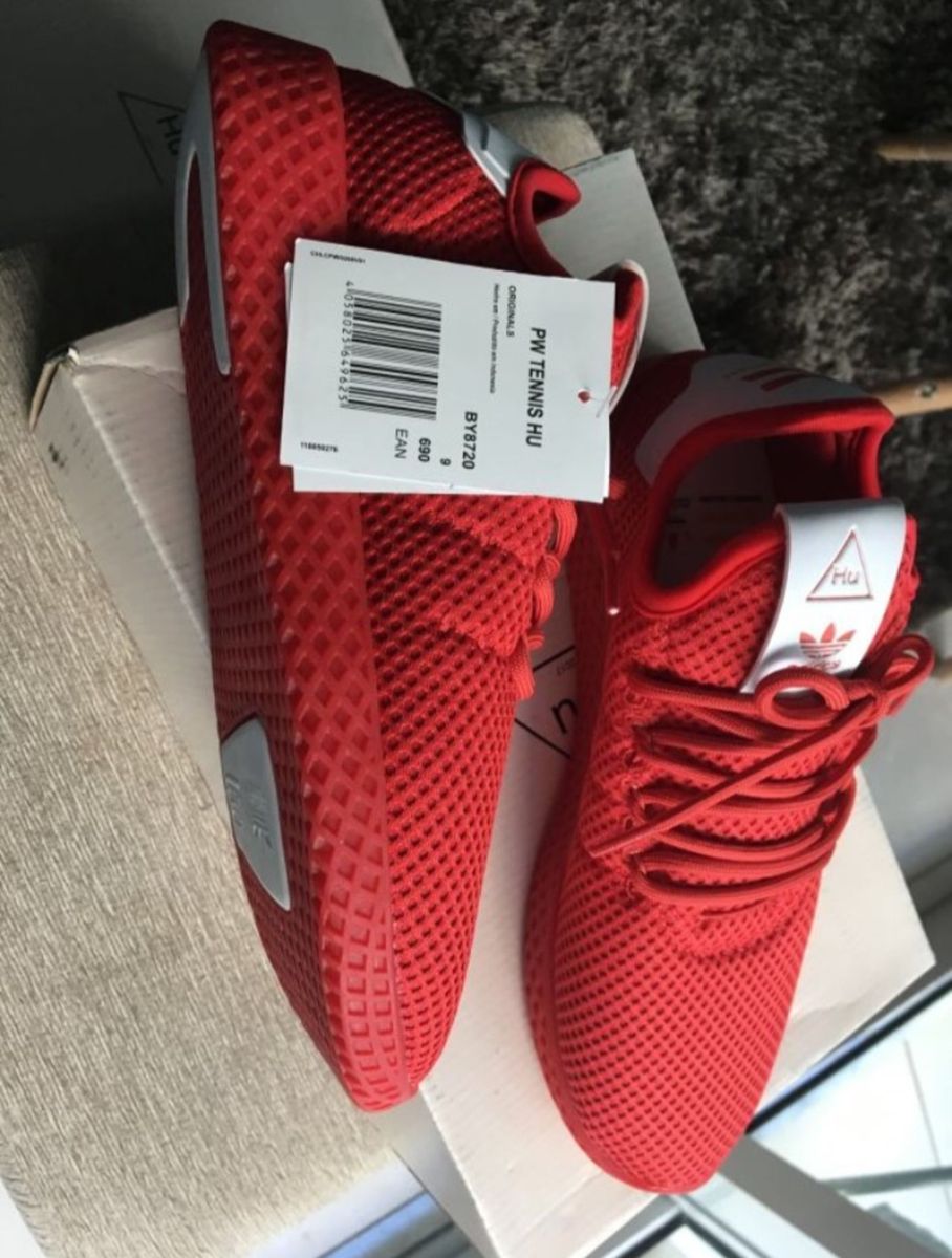 tenis adidas hu vermelho