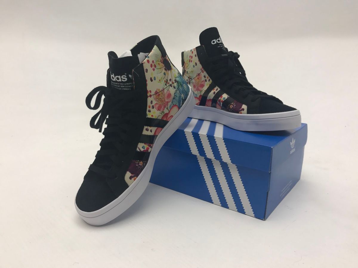 fotos de tenis adidas cano alto feminino