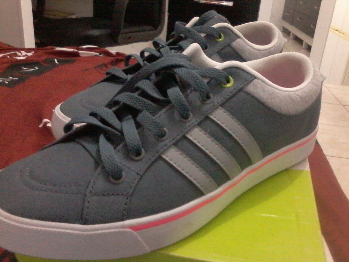 tenis adidas neo cinza