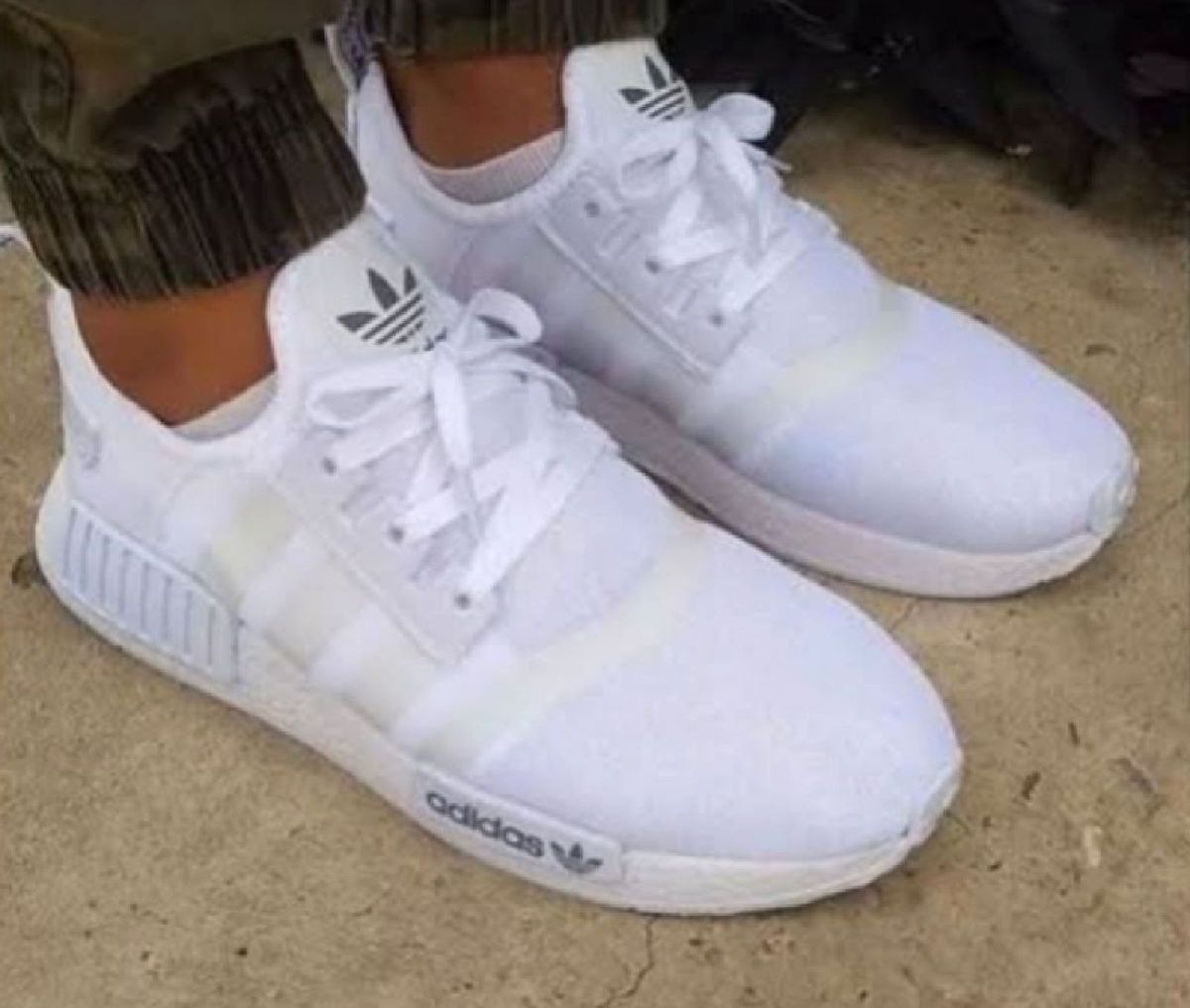 adidas nmd branco feminino