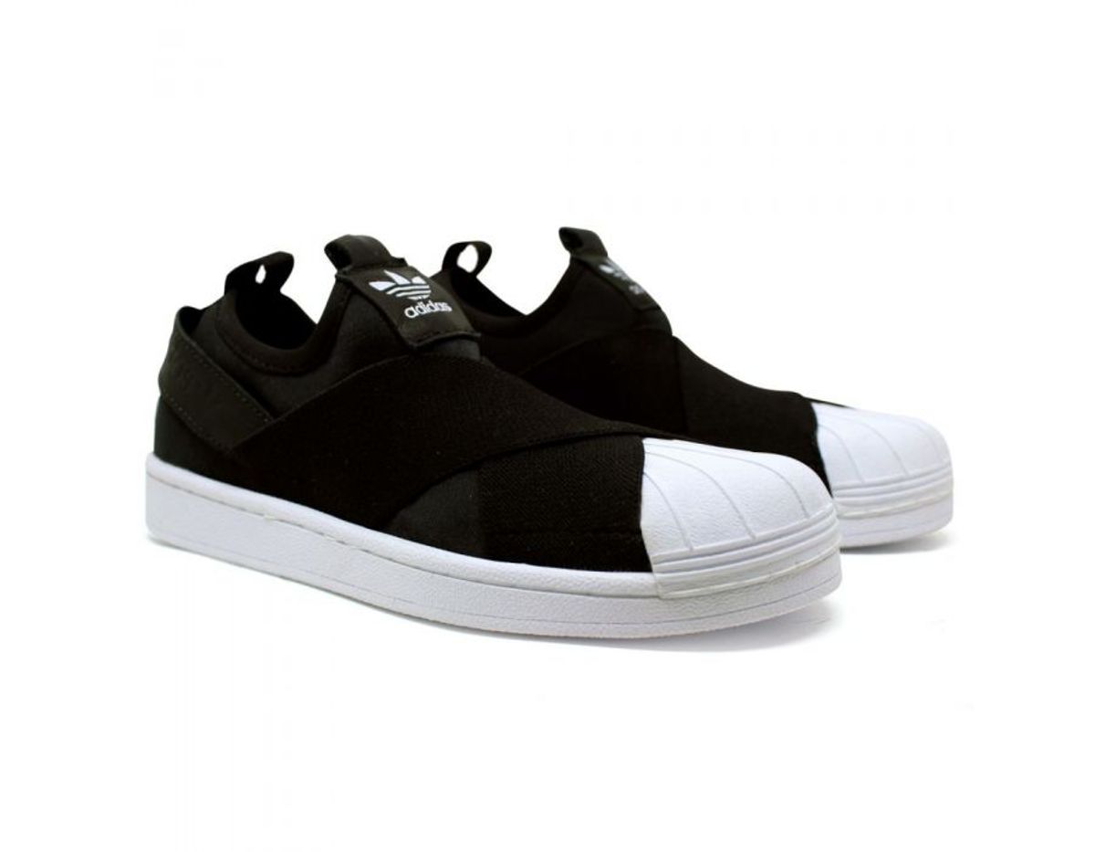 tenis superstar slip on preto adidas