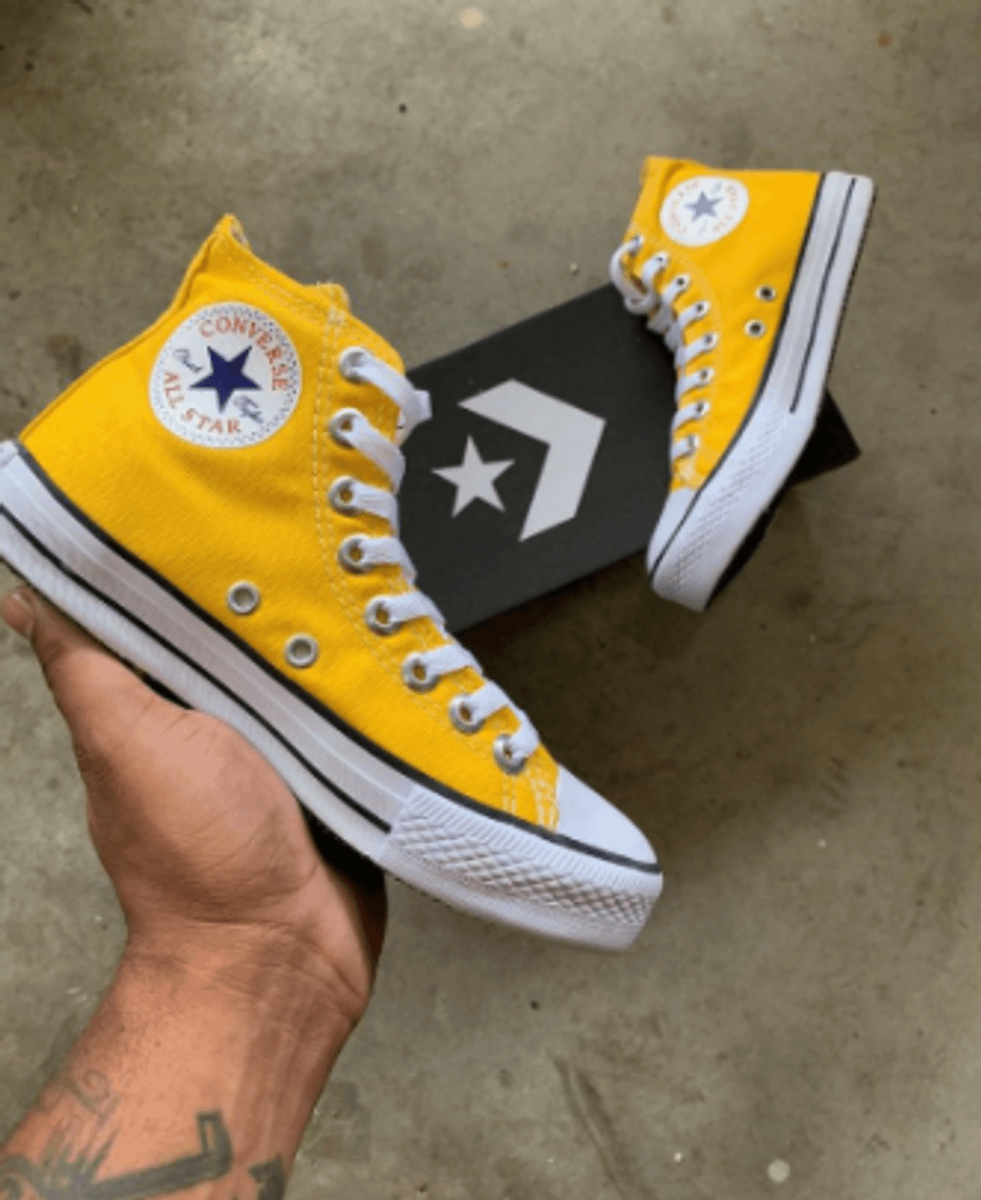 all star amarelo 34