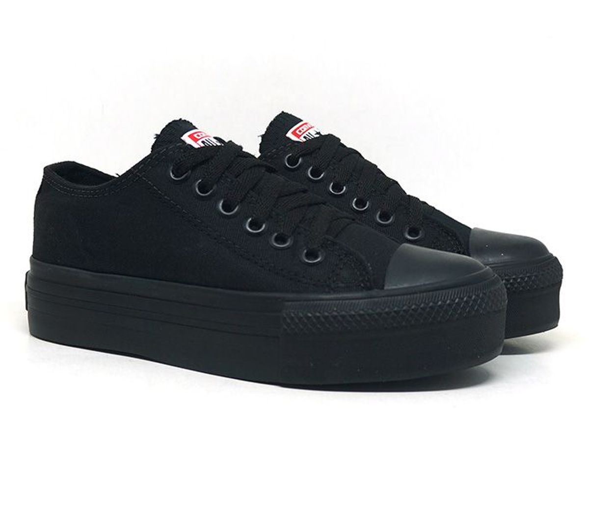 all star plataforma todo preto