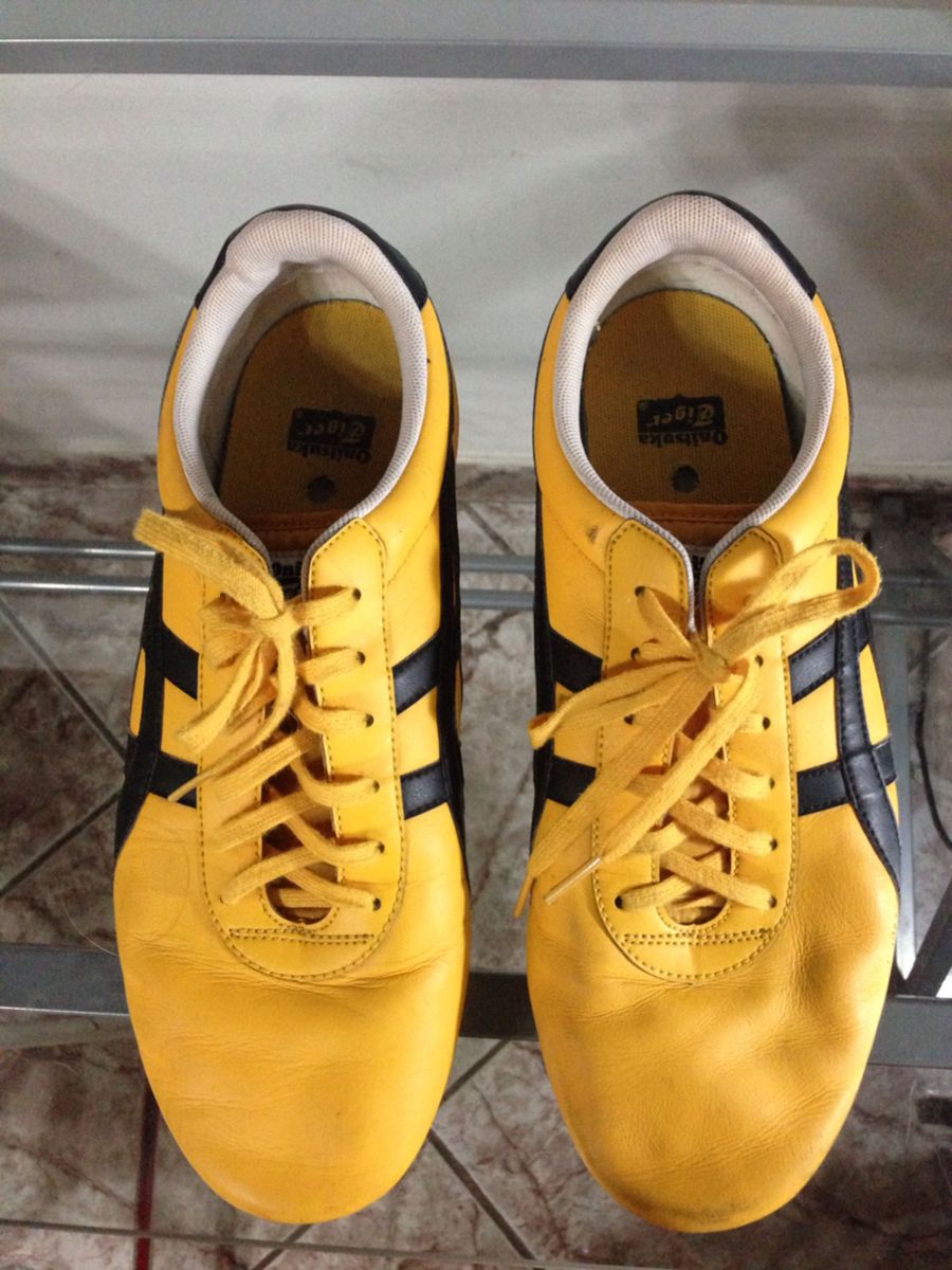 asics tiger amarelo