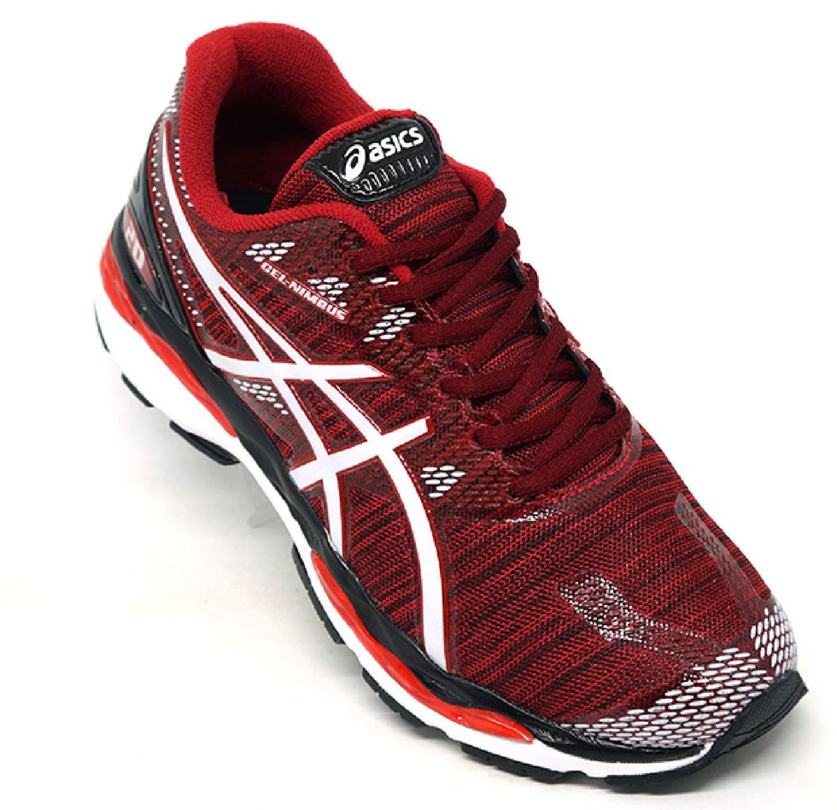 tenis asics feminino vermelho