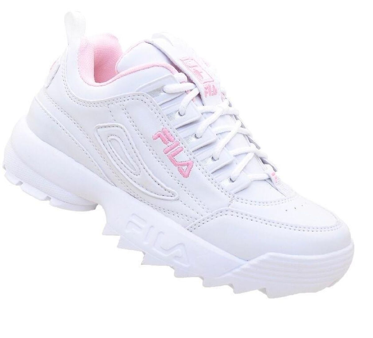 sapato fila feminino rosa