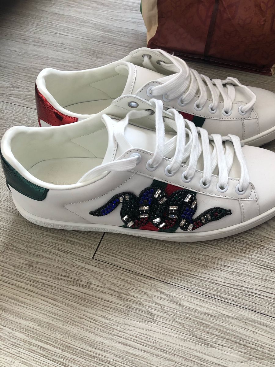 tenis gucci feminino cobra