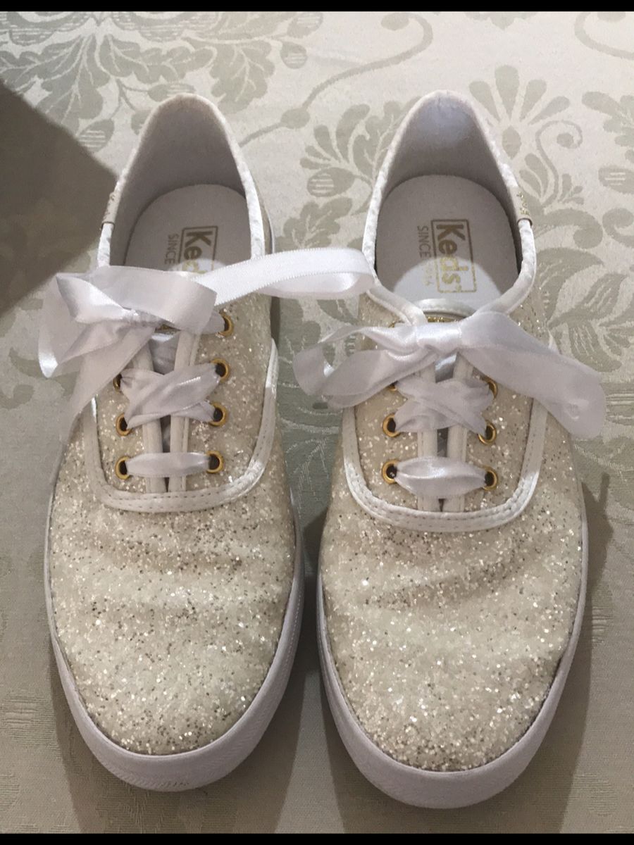 tênis keds champion gliter branco