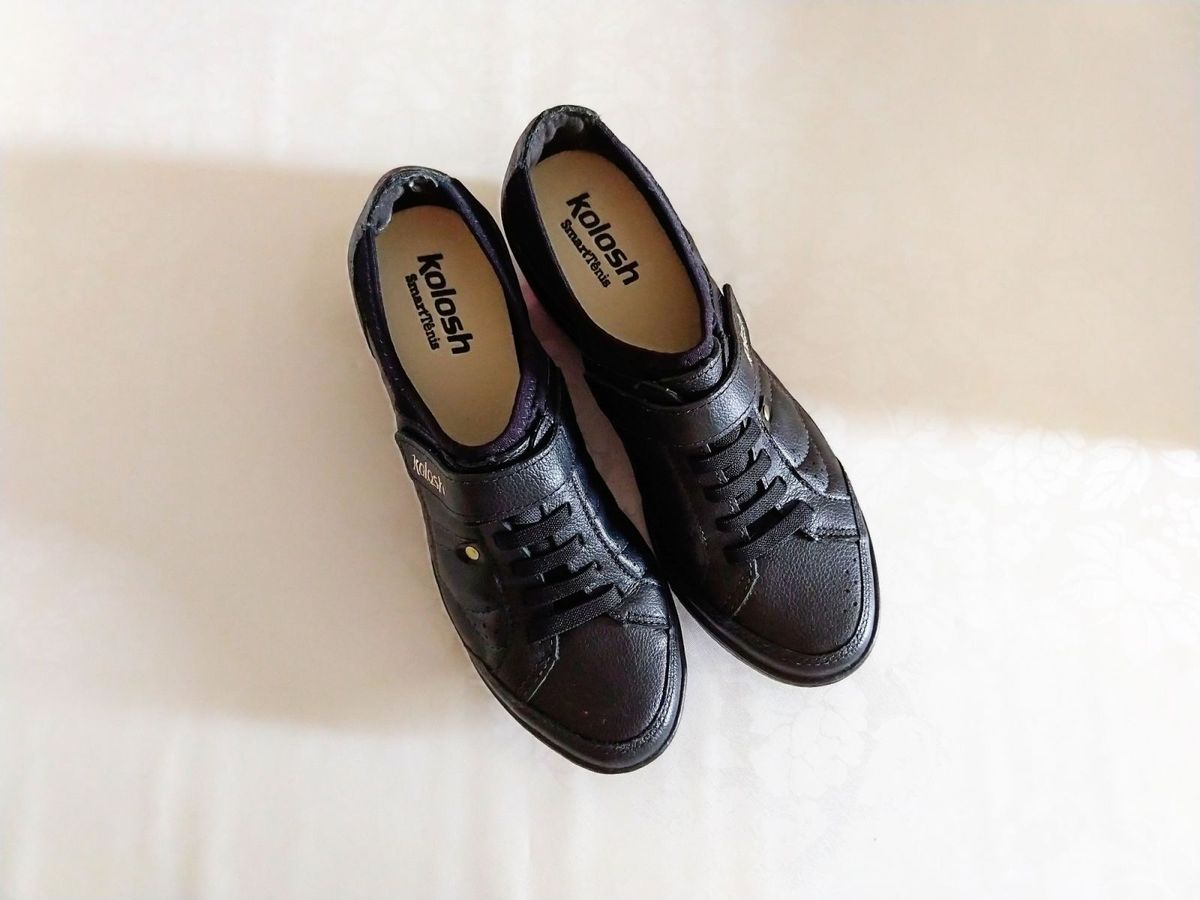 sapatenis anabela feminino