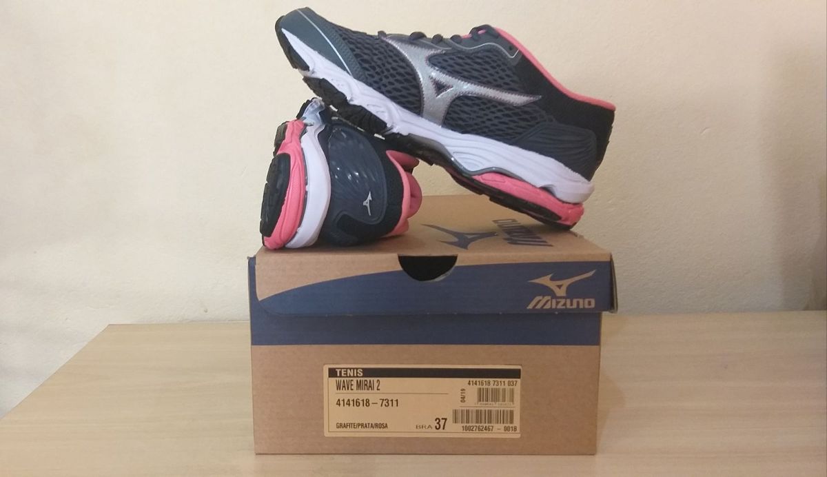 tênis mizuno wave mirai rosa