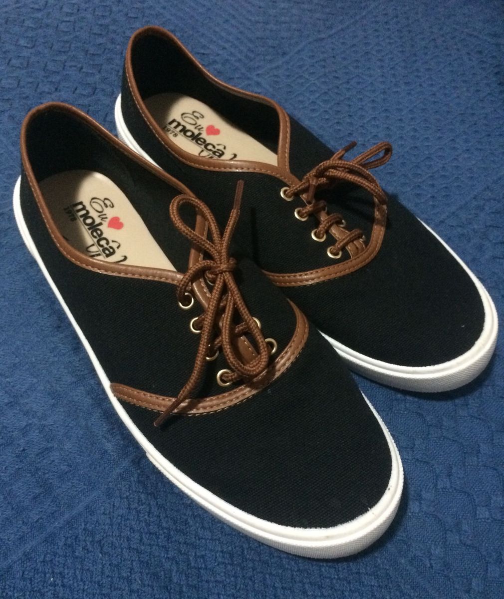 tenis moleca vintage branco