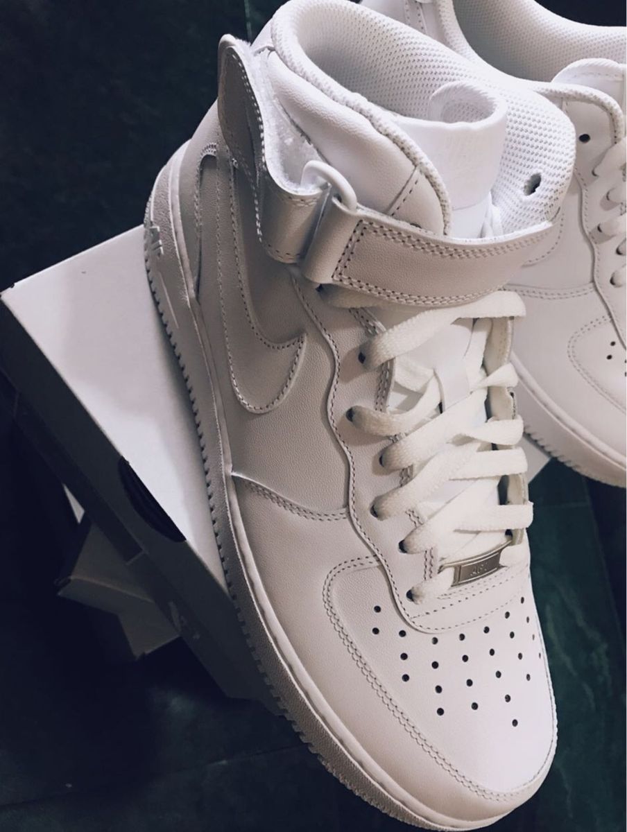 air force 1 branco mid