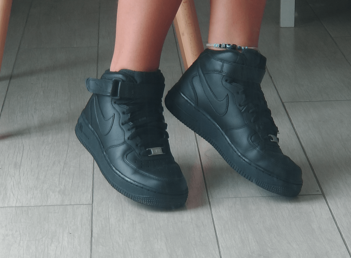 nike air force 1 feminino preto