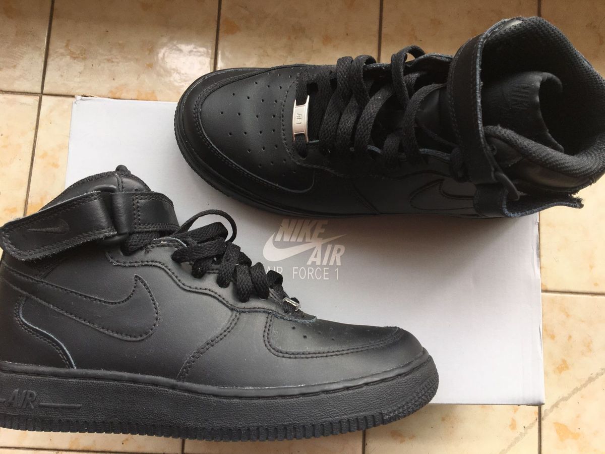 air force 1 mid preto