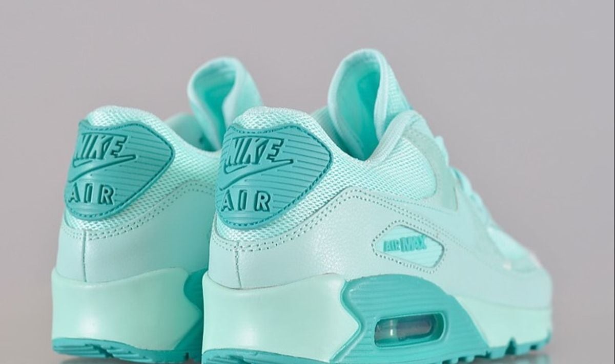 tenis azul turquesa feminino