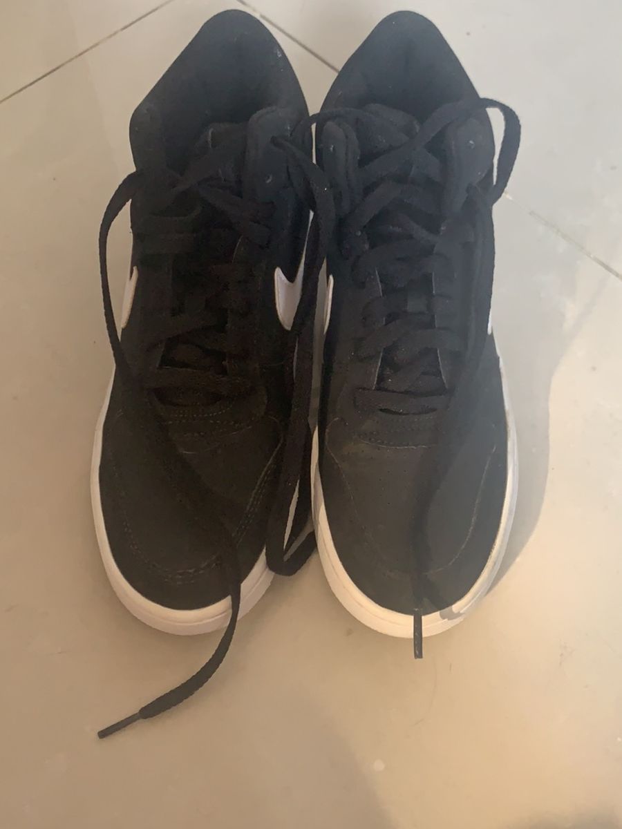 tenis nike cano alto preto feminino