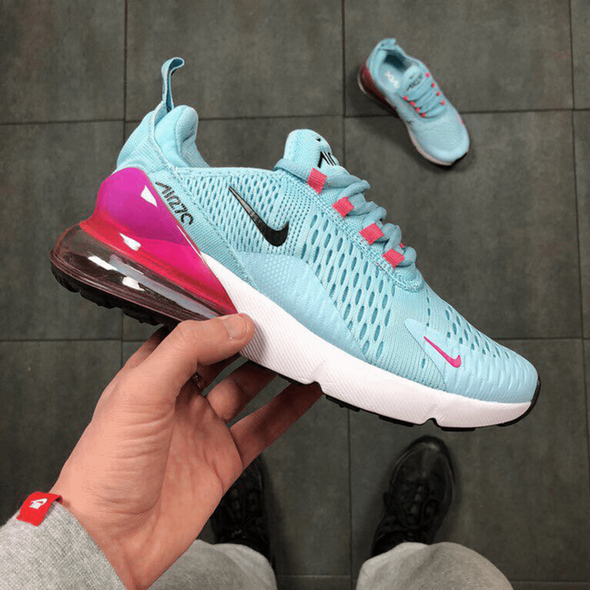 nike air max 270 feminino azul