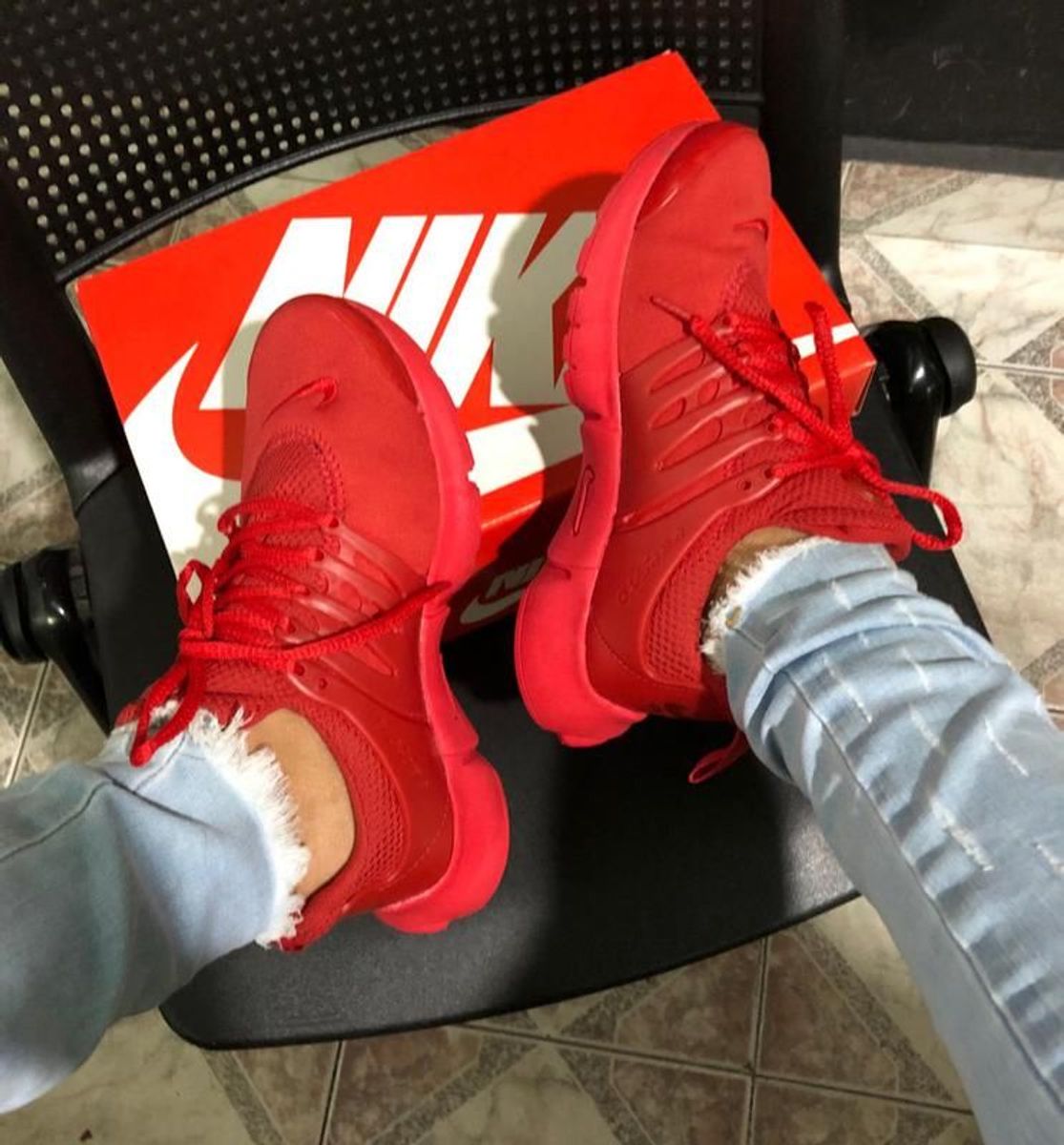 tênis nike feminino vermelho