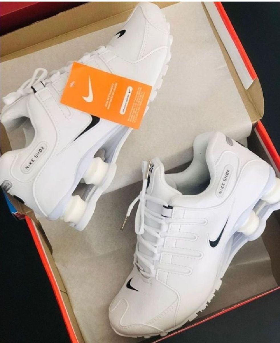 nike shoks branco