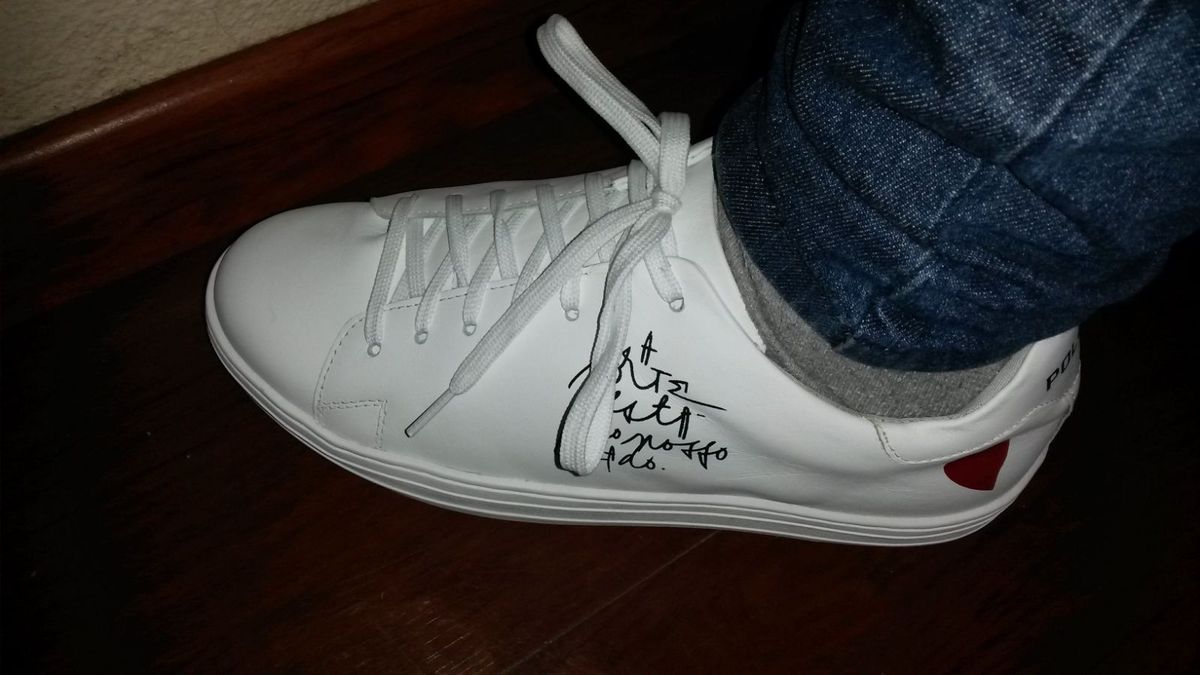 tenis branco polo wear