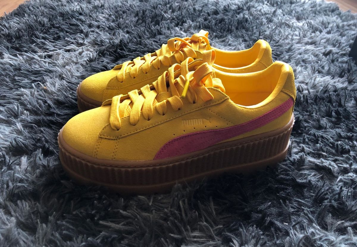 puma fenty amarelo