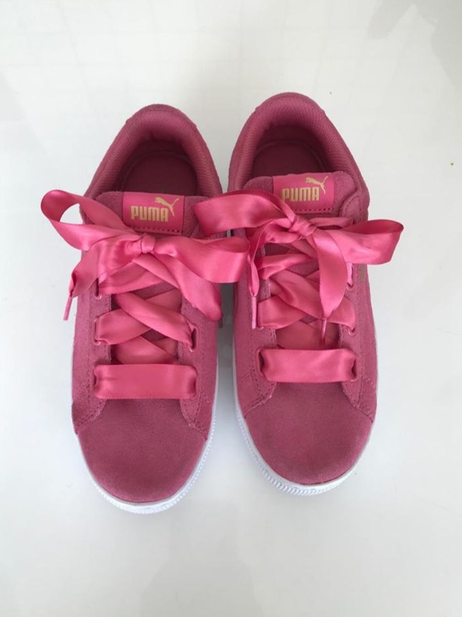 puma tenis laço